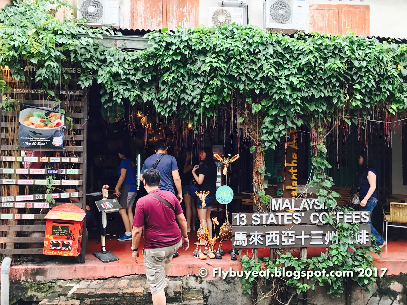 Malacca Day 3 Feasting Malaysia 13 States Coffee Calanthe Art Cafe