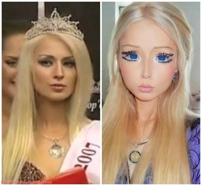 What Does The Human Barbie Look Like Now Human Barbie Valeria Lukyanova Photos Before and After Plastic Surgery