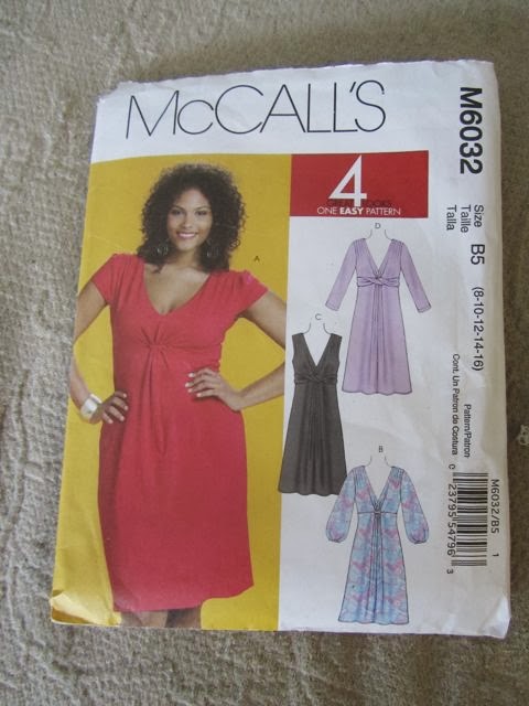 Collected Yarns: McCalls 6032 -- The Problem Purple Dress