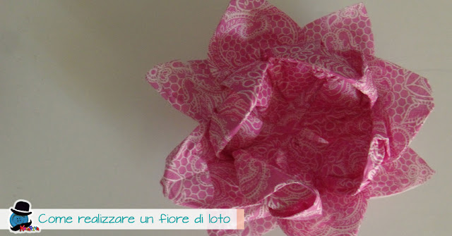 Come realizzare un fiore di loto origami Come realizzare un fiore di loto origami