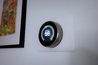 nest thermostat learning wall installed powered on
