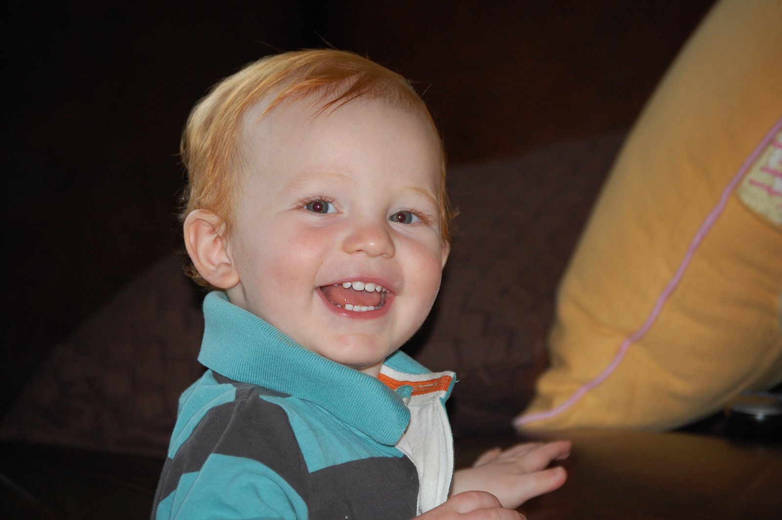 Baby Nolen's Journey First hair cut.