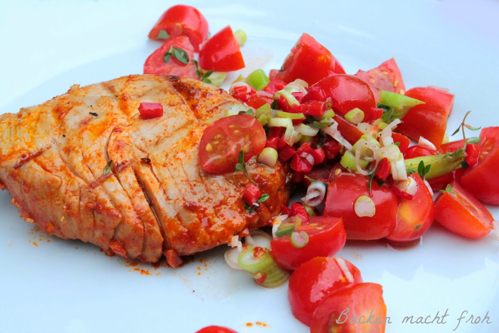 Backen macht froh: Schnell gemacht: Thunfischsteak vom Grill mit ...