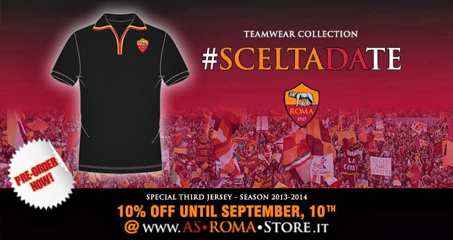 AS Roma 1314 (201314) Third Kit Unveiled Footy Headlines