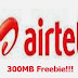 Airtel is Currently Dishing out Free 300mb of data to All Subscribers, Have you Seen Yours? Check Now