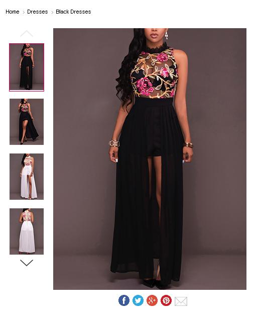 Casual Black Lace Dress - Plus Size Cheap Clothing Online
