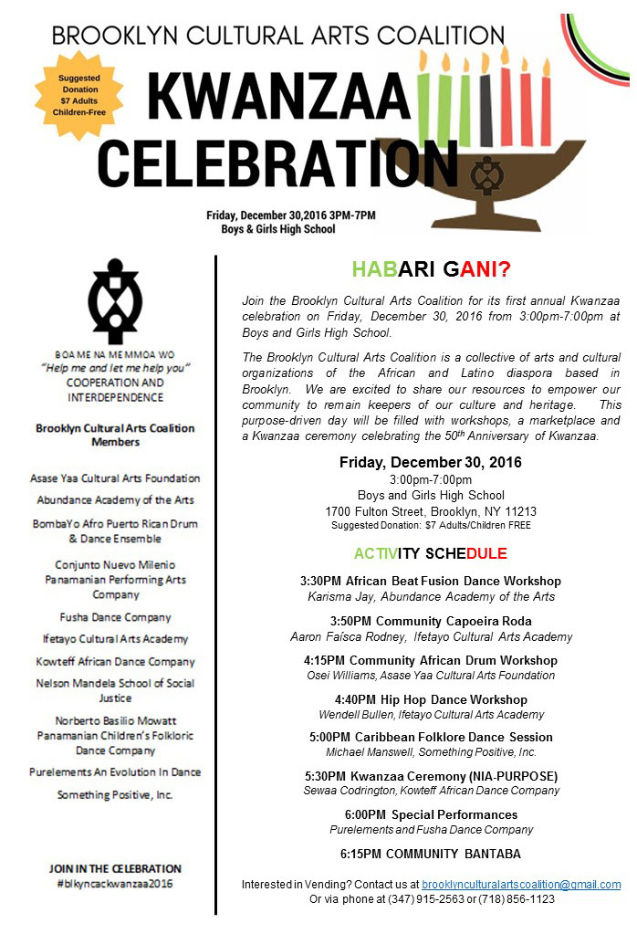 Mcbrooklyn Get Your Kwanzaa On In Brooklyn This Friday