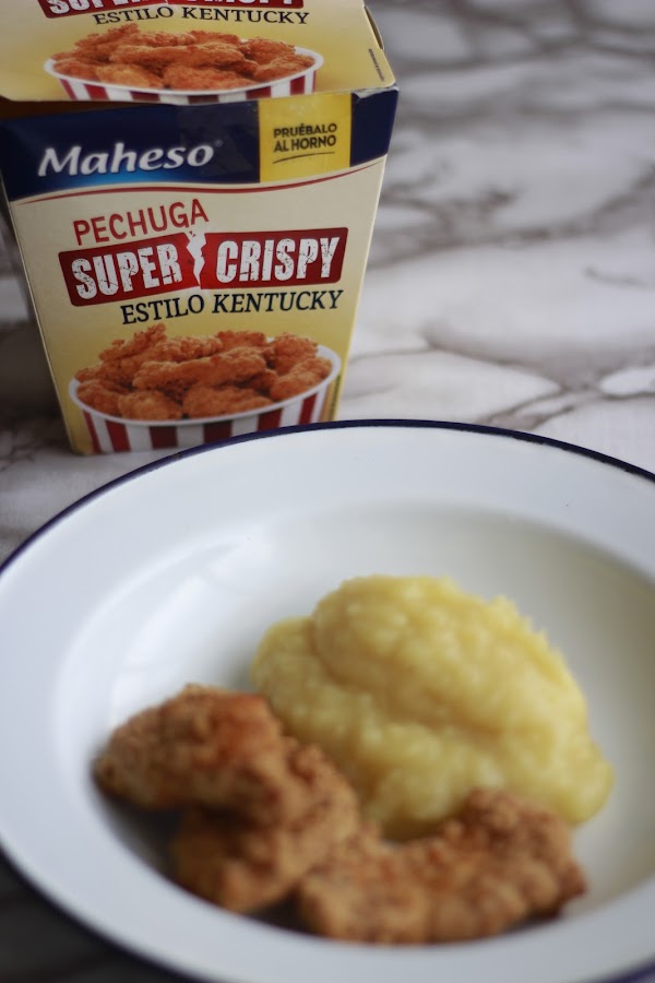 Puré de patatas con manzana