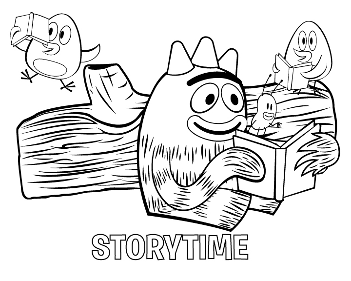 Yo Gabba Gabba Coloring Book Pages