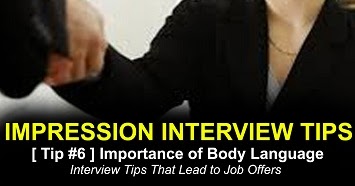 Importance of Body Language | Interview Tips That Lead to Job Offers ...