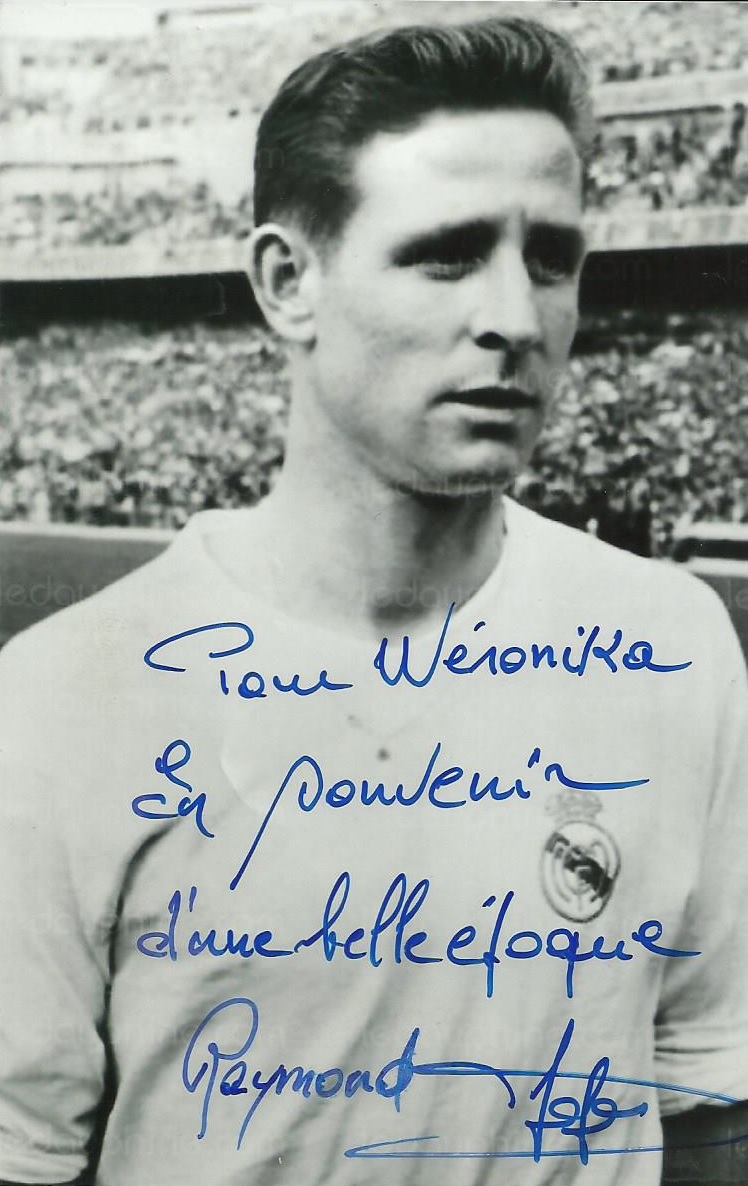 Autografy Afro Raymond Kopa