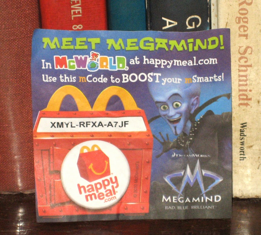 Megamind Fast Food Toys Megamind Fast Food Toys