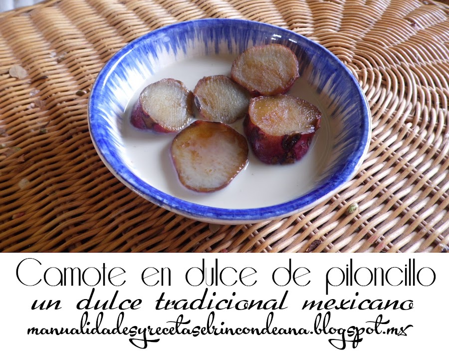 Camote en dulce de piloncillo