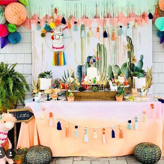 Imagem via: Etsy Tendência para decoração de festa 2019