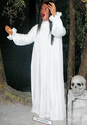 La Llorona Imagen de la Llorona en cera