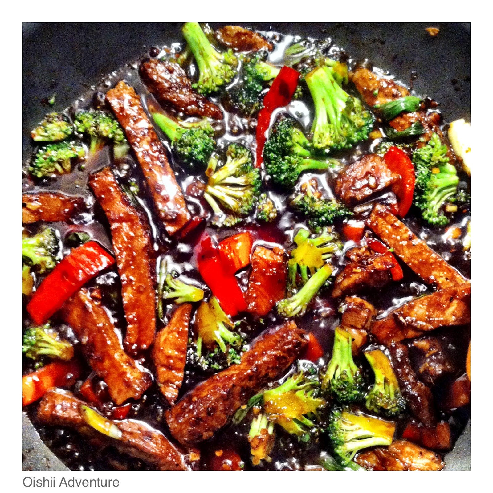 Oishii Adventure Hoisin Beef Stir Fry