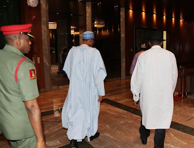 3 Photos: Pres. Buhari recieves former President Goodluck Jonathan in Aso Rock