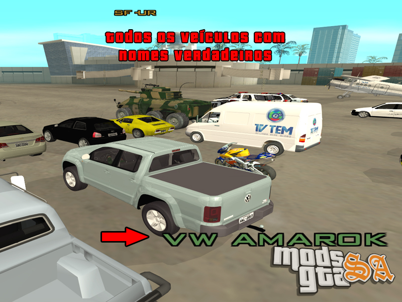 Pack de Carros GTA: San Andreas - Download