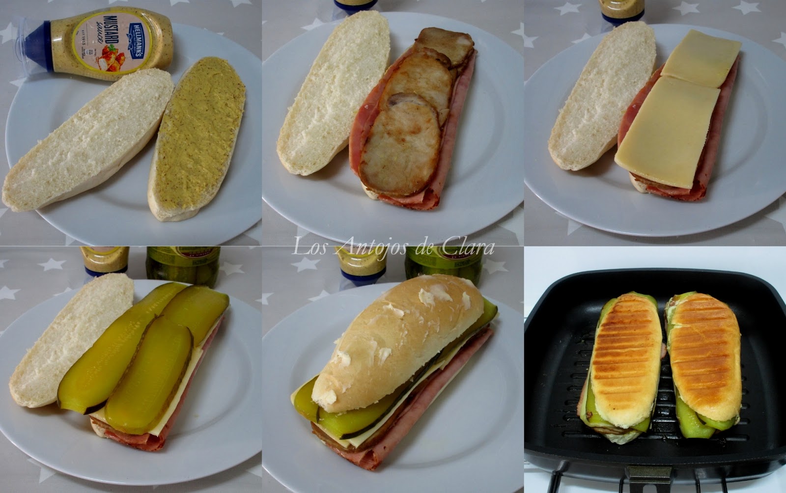 Los Antojos de Clara Sándwich cubano
