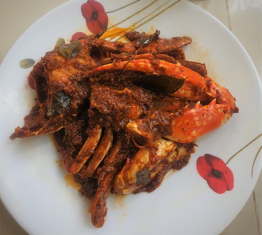 Crab Ghee Roast Rosy Aunty