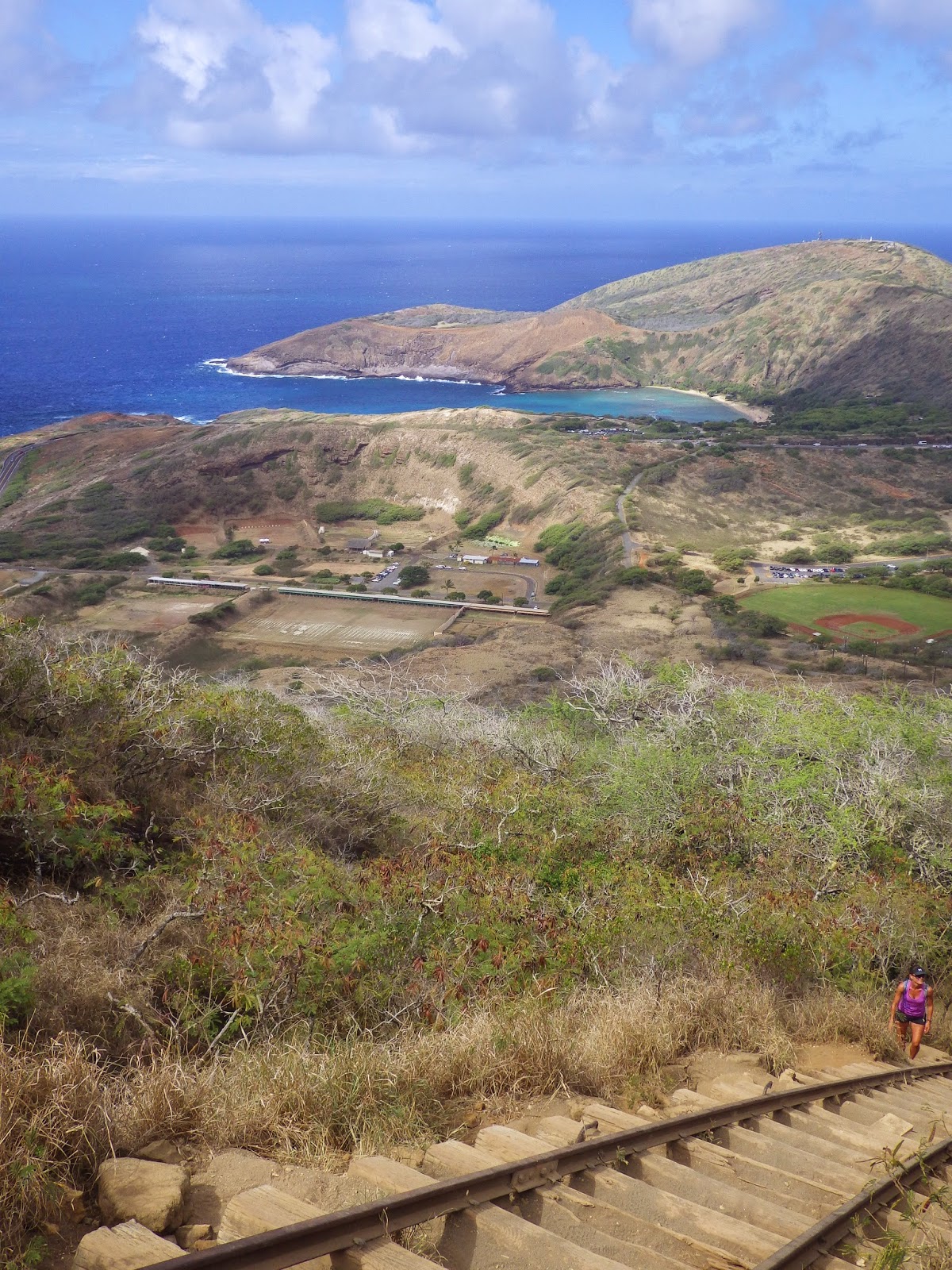 Haole Hiking Koko Head (AKA, the ultimate stairmaster)