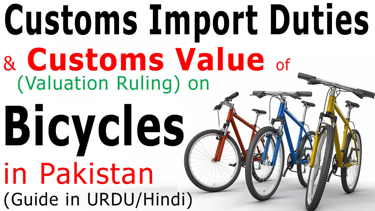 Customs-Import-Duty-on-Bicycles-in-Pakistan