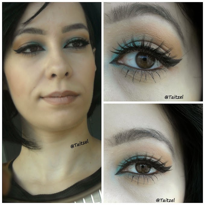 Glam make-up collab -Turcoaz/ turquoise