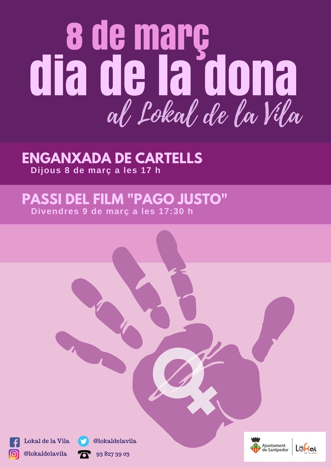 Activitats per al DIA DE LA DONA