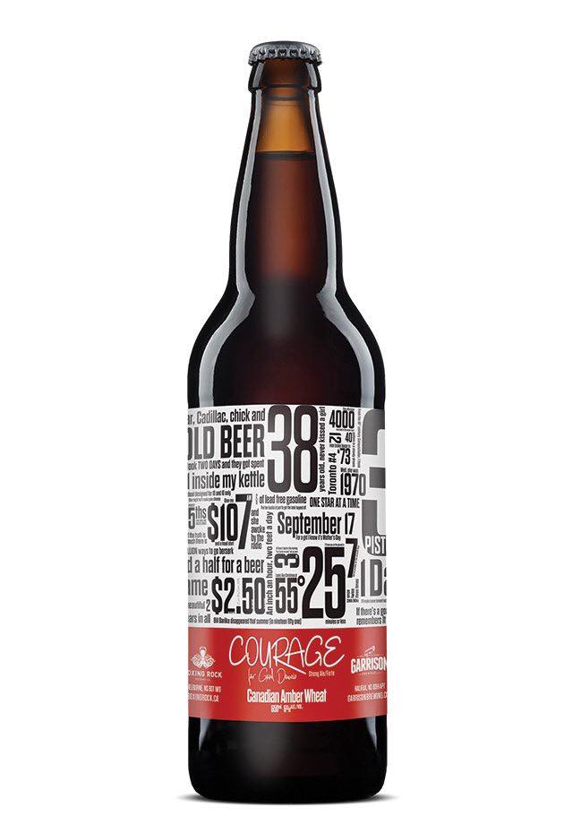 Maritime Beer Report Courage (For Gord Downie) Amber Wheat Ale Released