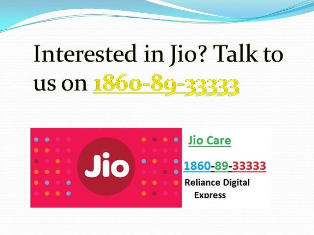 Reliance JIO Customer Care Jio Plan Number Help Contact Address