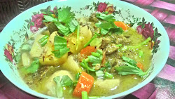 stew daging potong bawang pes lembu biji kiub 500gm besar dadu ulas putih bersihkan kambing dan