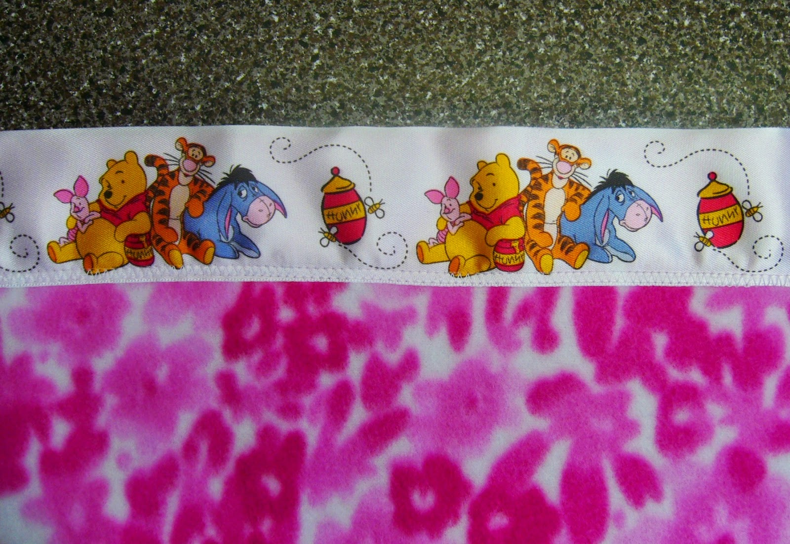 Simply Shoeboxes Satin Blanket Binding on Bitty Blankets for OCC Shoeboxes