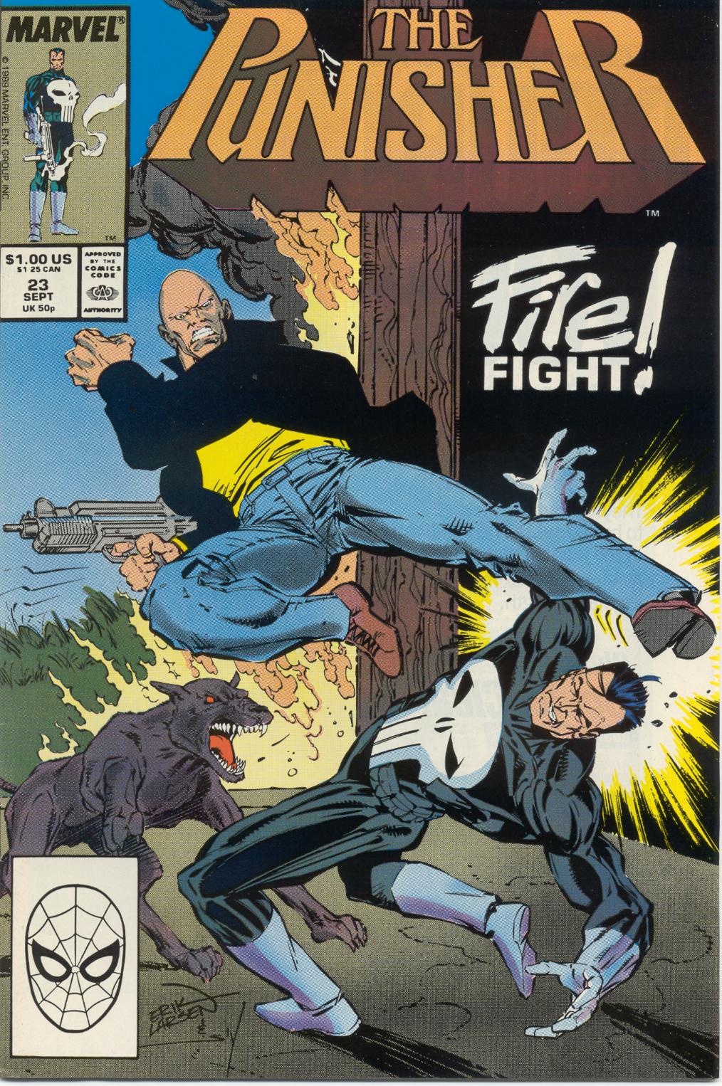 Read online The Punisher (1987) comic -  Issue #23 - Capture the Flag! - 1