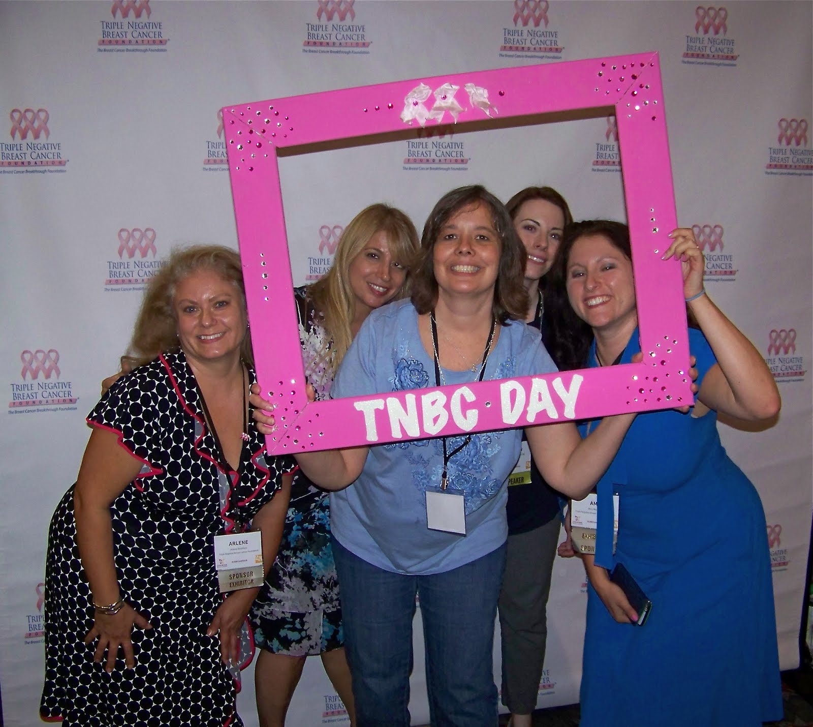 Me with ladies of the TNBC Foundation