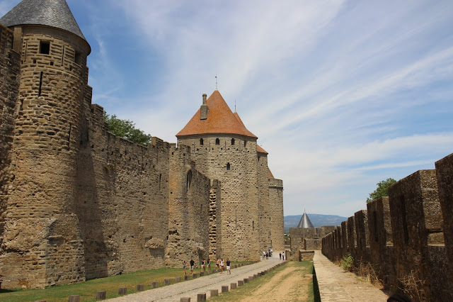 carcassone, castle, chateau fort