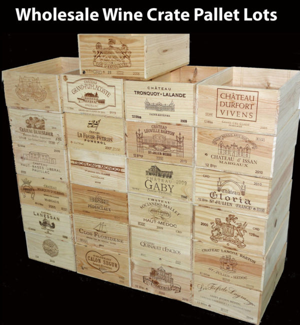 Wine Crates and Boxes Wholesale Wine Crates by the Pallet
