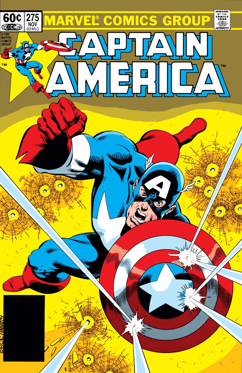 Read online Captain America (1968) comic -  Issue #275 - 1