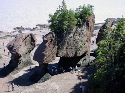 Bahía de las mareas gigantes - Canadá