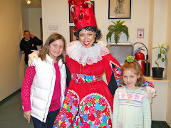 Katie, Becca and the Queen of Hearts.  Casey declined the photo...