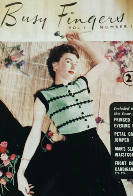 The Vintage Pattern Files: Free 1950's Knitting Pattern - Busy Fingers Vol 1 The Vintage Pattern Files: Free 1950's Knitting Pattern - Busy Fingers Vol 1