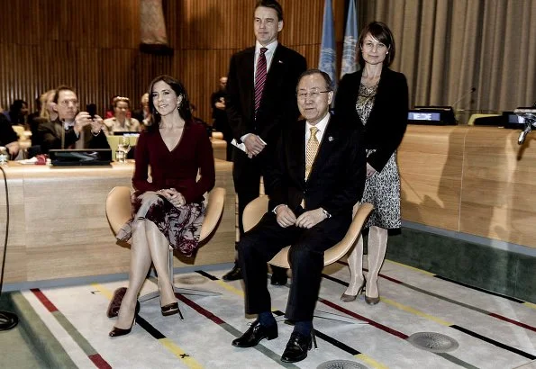 Crown Princess Mary attended inauguration of the Trusteeship Council Chamber at the Untied Nations in New York