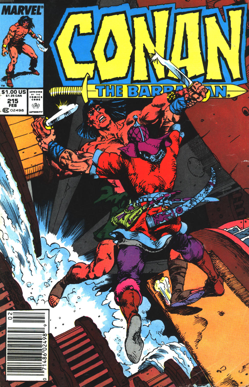 Read online Conan the Barbarian (1970) comic -  Issue #215 - 1