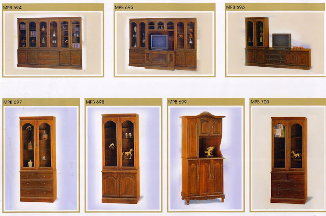 bufet TV dan dapur kayu jati jepara MPB 694 - MPB 700 bufet Tv jati