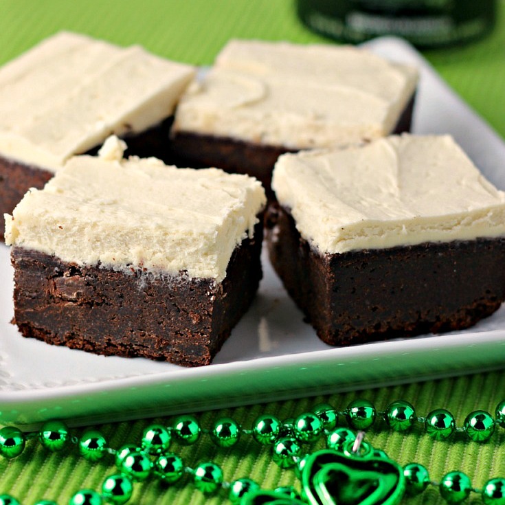 Guinness Brownies with Maple Buttercream Frosting Renee's Kitchen