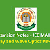 Ray Optics Revision Notes PDF for JEE Main
