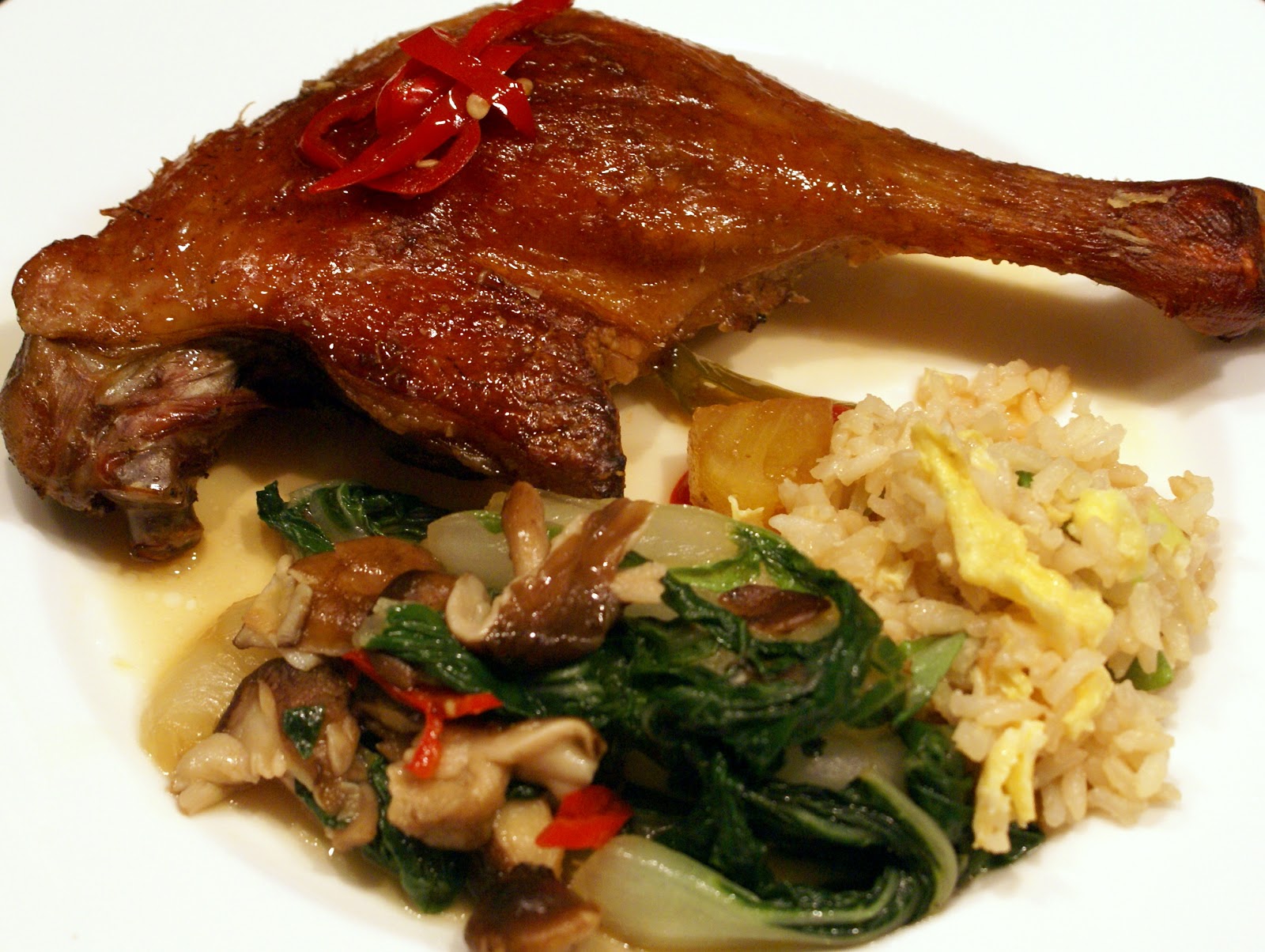 Kochen ist kein Hexenwerk Ente mit AnanasChili Karamell