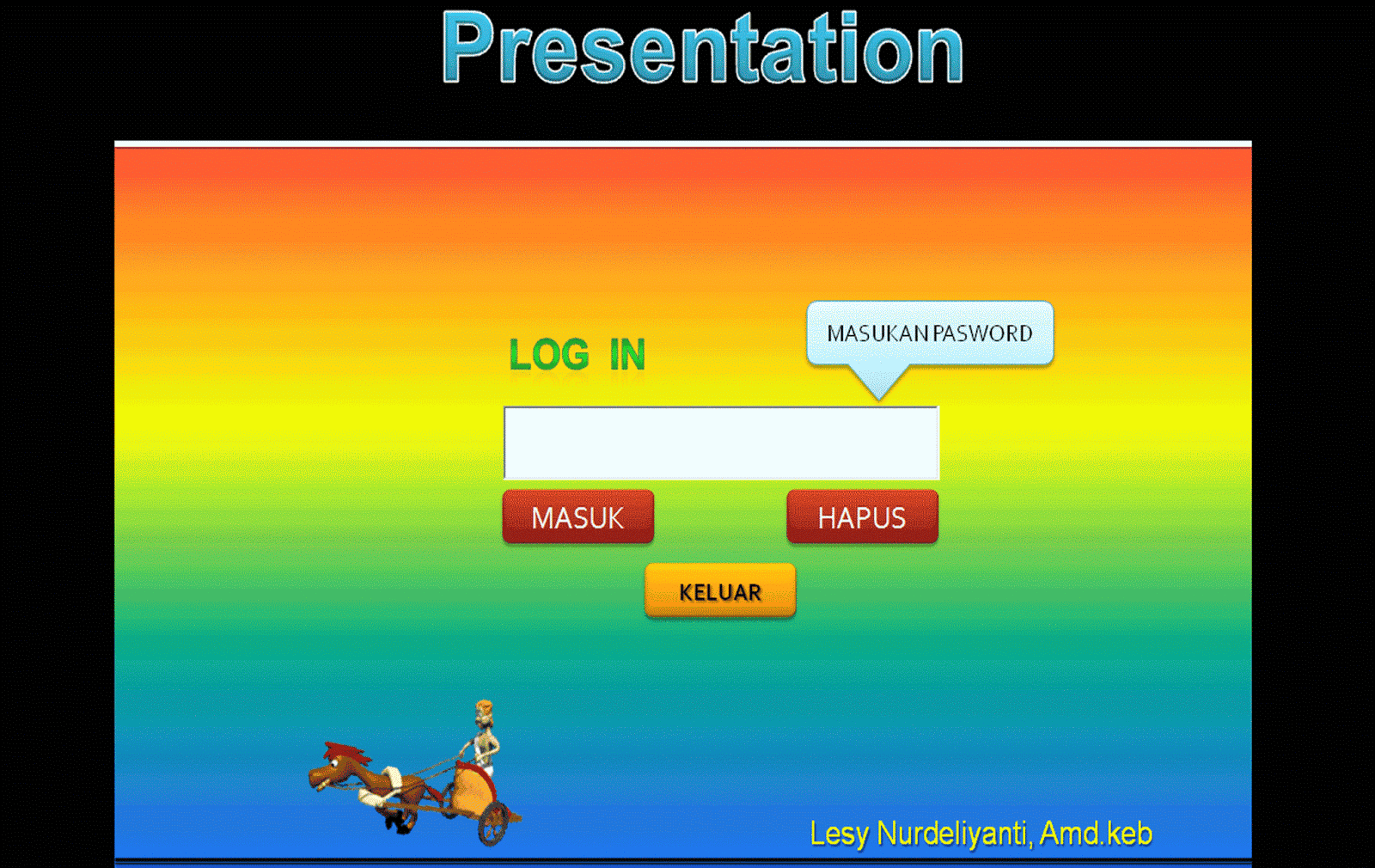 Cara Membuat Menu Login di PowerPoint 2007
