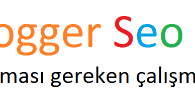 Blogger İcin Yapılması Gereken Seo Çalışmaları