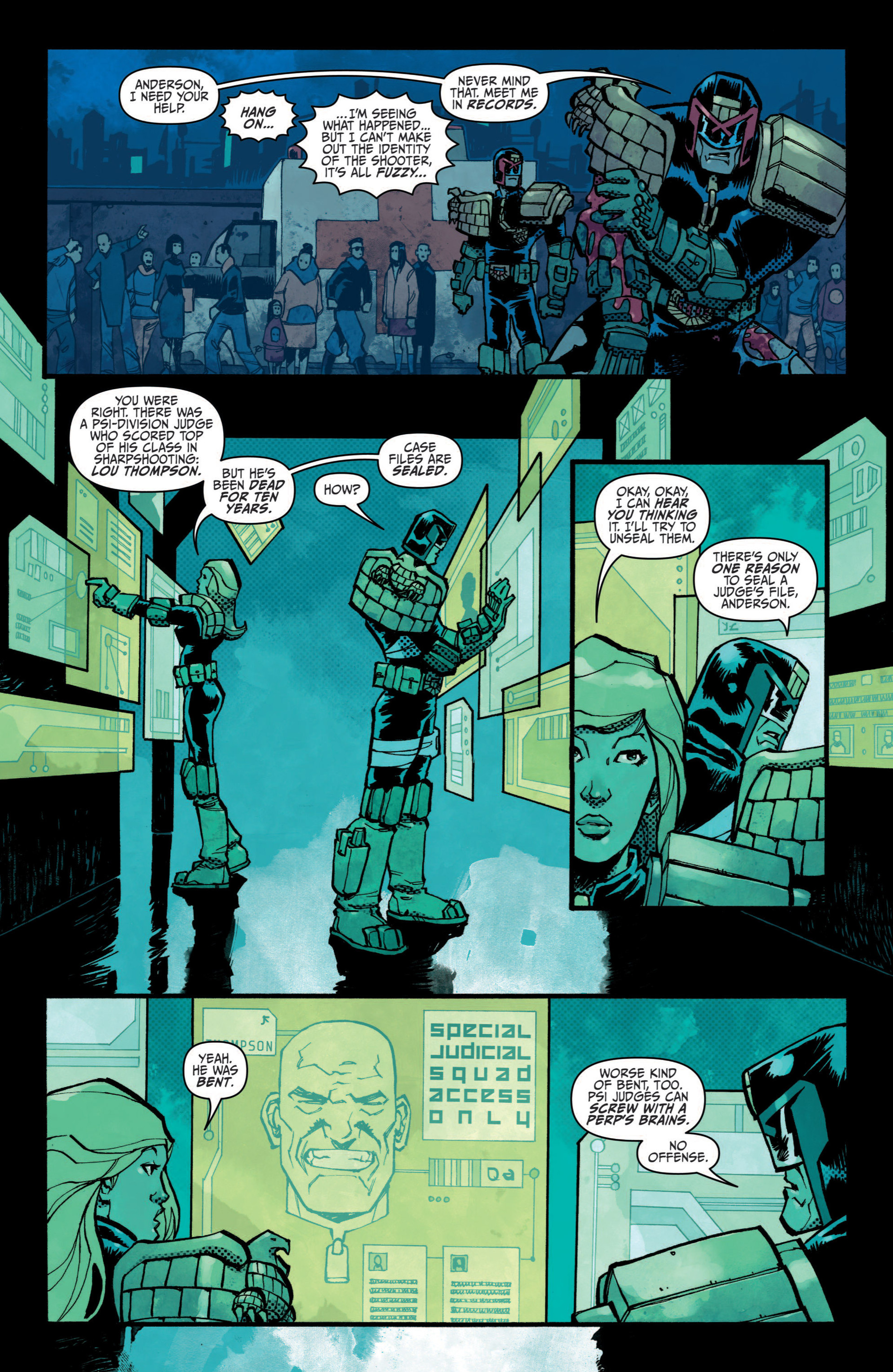 Read online Judge Dredd (2012) comic -  Issue #2 - 14
