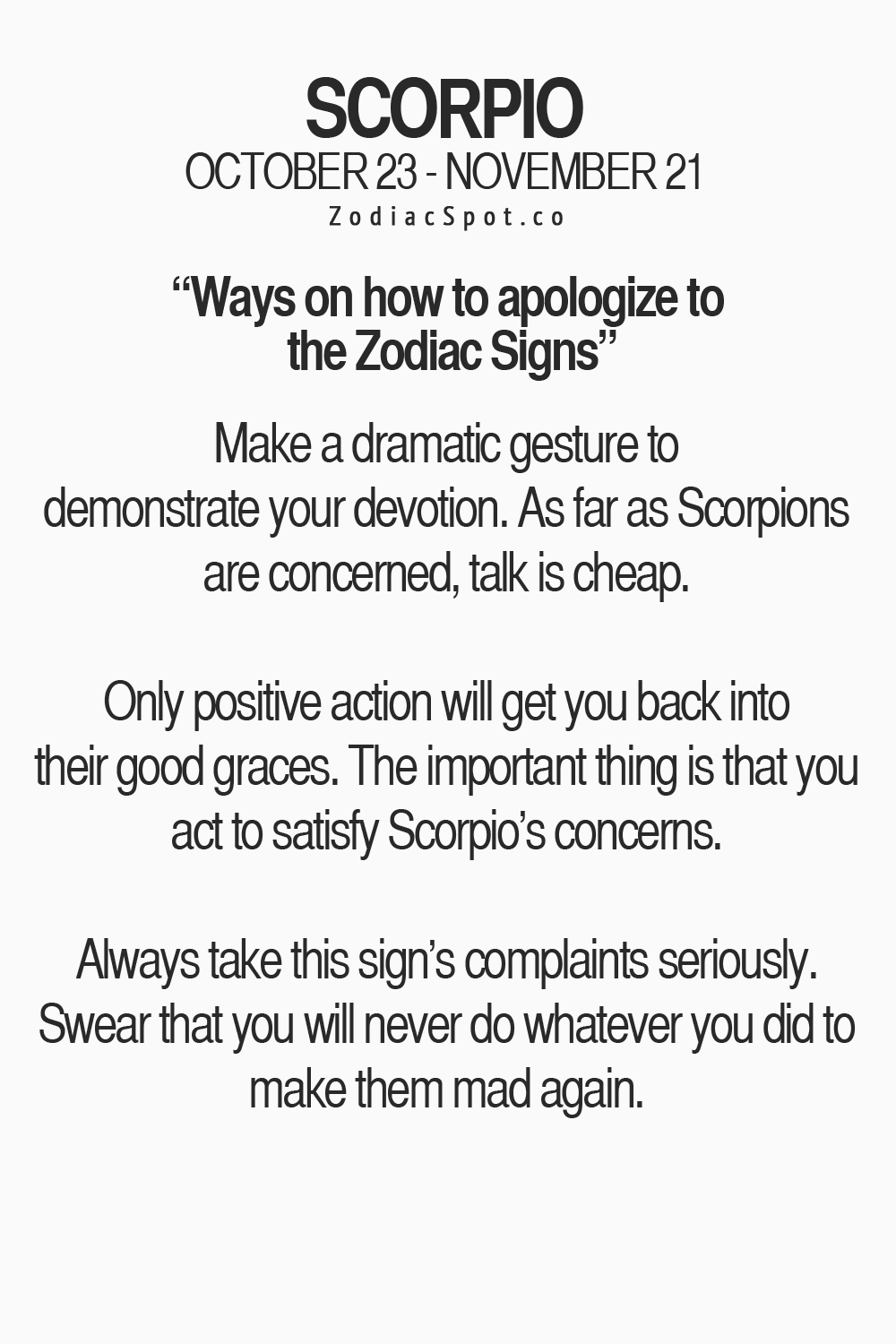 How to Apologize to Scorpio | Scorpio Quotes How To Make A Scorpio Man Regret Losing You